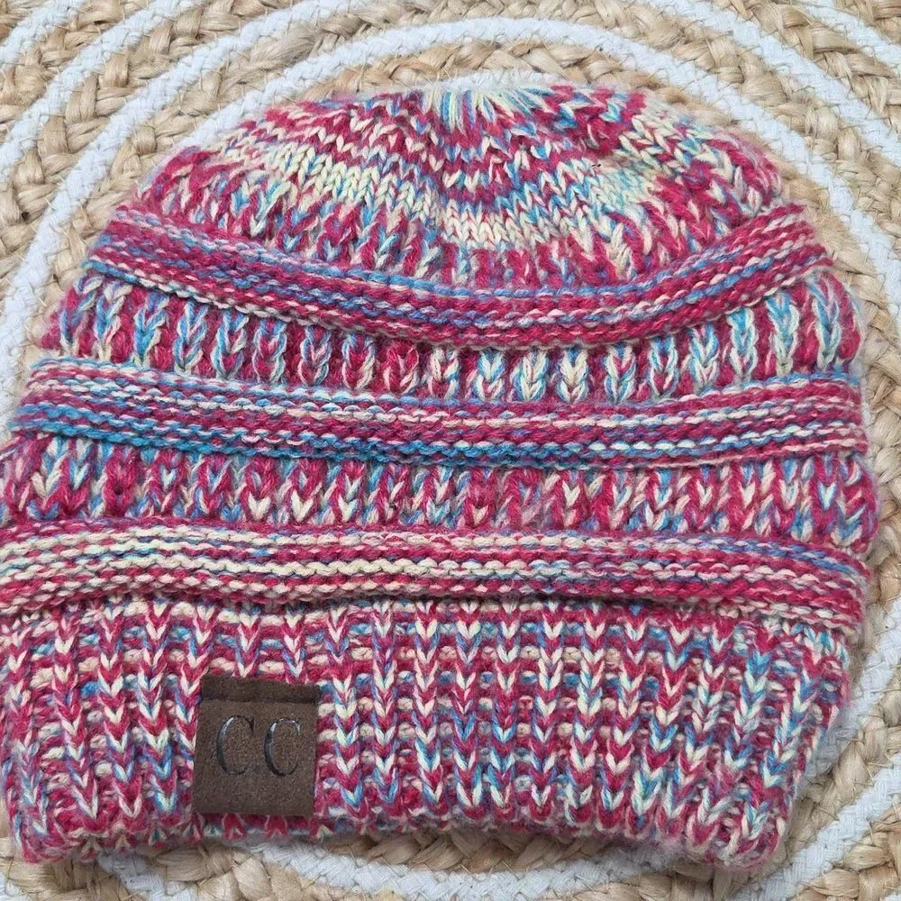 CC Beanie, Four Tone Thread Mix Classic Fit -- EUC